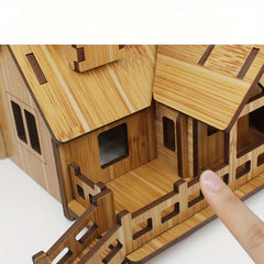 DIY 3D Windmill Puzzle Educational Toy Gift Birthday