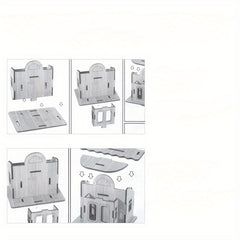 DIY 3D Windmill Puzzle Educational Toy Gift Birthday