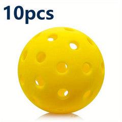 10pcs Pickleball Balls, Ideal for Outdoor & Indoor Courts