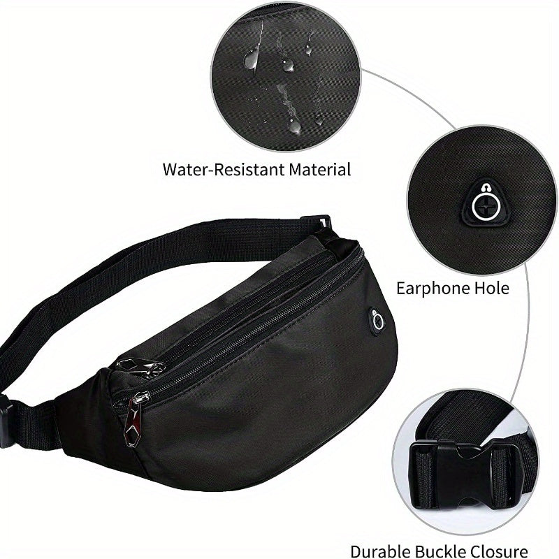 Waterproof Sports Fanny Pack for Travel Hiking Running