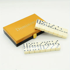 Dominoes Board Game Set in Wooden Box - 28pcs