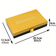 Dominoes Board Game Set in Wooden Box - 28pcs