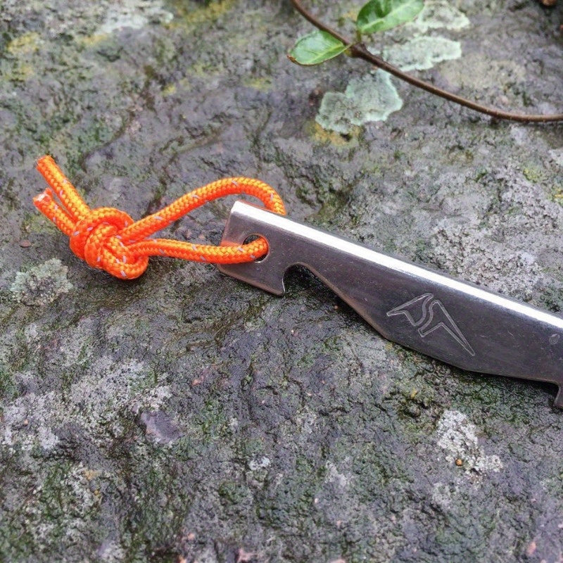 Stainless Steel V-shaped Tent Nail for Outdoor Camping