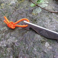 Stainless Steel V-shaped Tent Nail for Outdoor Camping