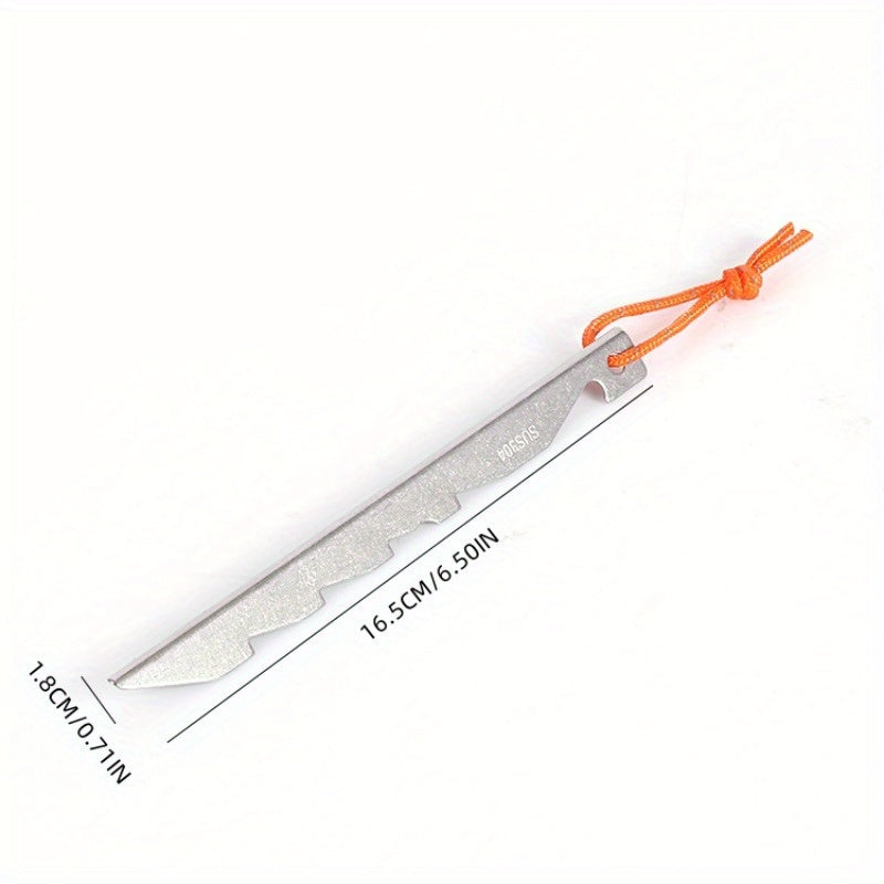 Stainless Steel V-shaped Tent Nail for Outdoor Camping