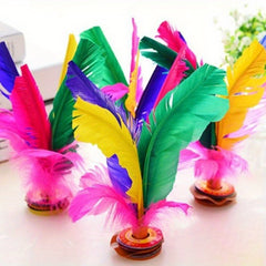 Goose Feather Shuttlecock Kicking Toy Fitness Training Equipment