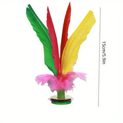 Goose Feather Shuttlecock Kicking Toy Fitness Training Equipment
