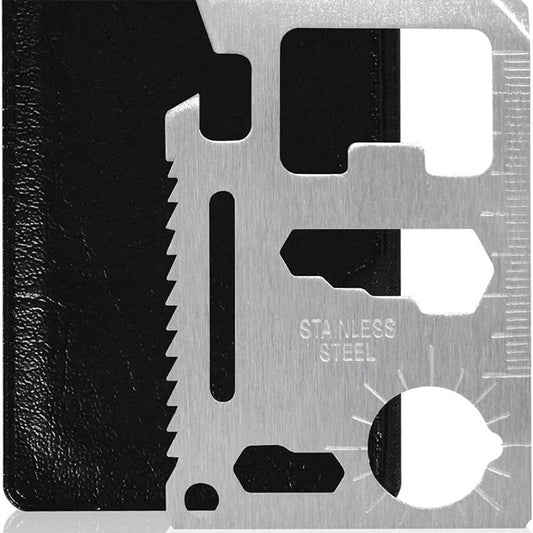 Survival Credit Card Multitool with Bottle Opener