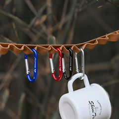 Aluminum D type Quick Hanging Buckle for Outdoor Camping Hiking