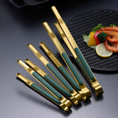 Stainless Steel Food Clip Kitchen BBQ Hot Pot Clip 4-Sizes