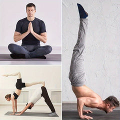 Men's Oversized Non Slip Socks With Grips Yoga Pilates Slipper Socks