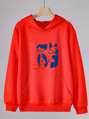 Girls' Puppy Graphic Hoodies Pullover Spring Fall Sports Gift