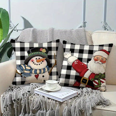 4pcs Christmas Throw Pillow Case 45 72 45 Christmas Ornaments Decorative Pillow