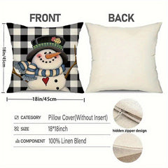 4pcs Christmas Throw Pillow Case 45 72 45 Christmas Ornaments Decorative Pillow