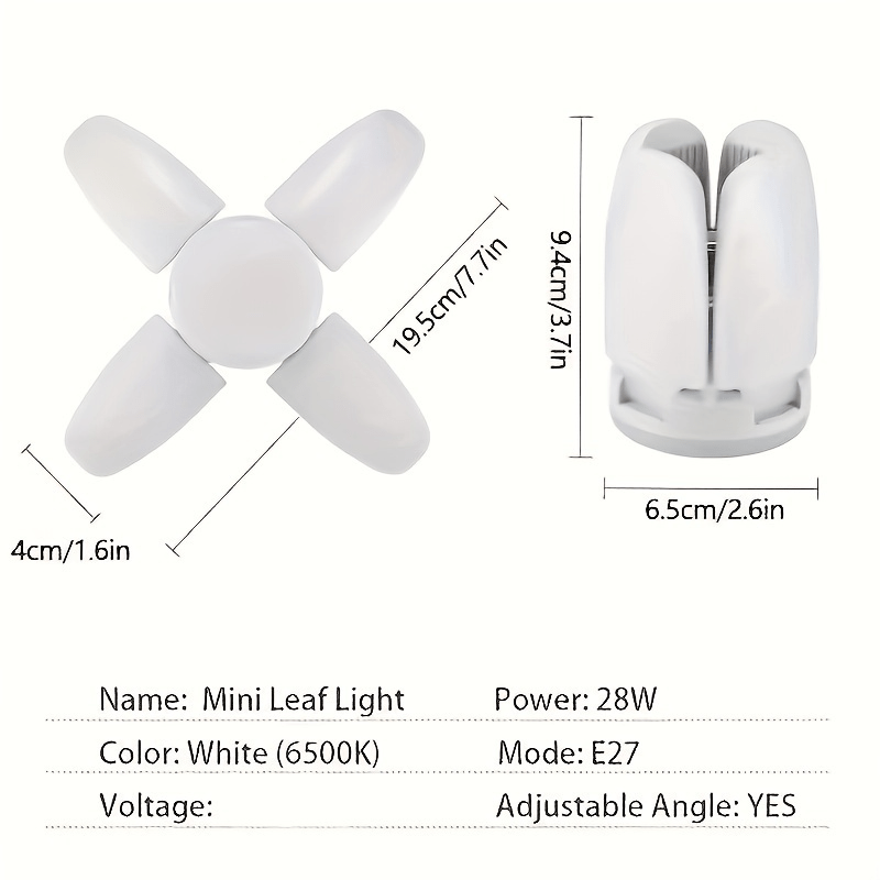 E27 LED Bulb Fan Blade Timing Lamp AC175 265V 28W