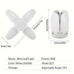 E27 LED Bulb Fan Blade Timing Lamp AC175 265V 28W