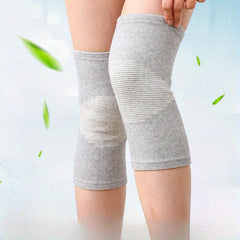 Bamboo Charcoal Knee Pads Warm Cold Legs Thin Summer Knitted