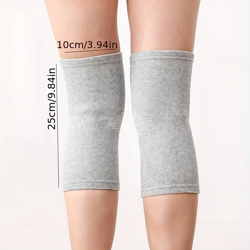 Bamboo Charcoal Knee Pads Warm Cold Legs Thin Summer Knitted