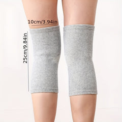 Bamboo Charcoal Knee Pads Warm Cold Legs Thin Summer Knitted