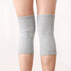 Bamboo Charcoal Knee Pads Warm Cold Legs Thin Summer Knitted