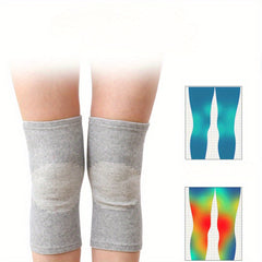 Bamboo Charcoal Knee Pads Warm Cold Legs Thin Summer Knitted