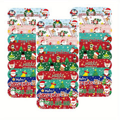 30-50pcs Christmas Cartoon Bandages Waterproof Adhesive Stic