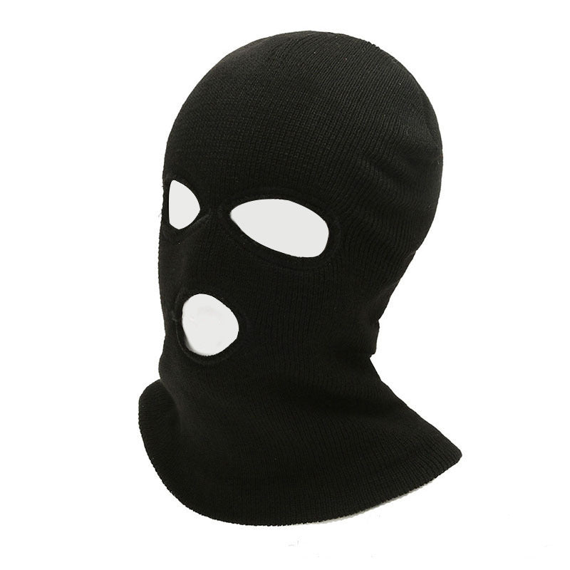 Woolen Hat for Autumn and Winter Riding with Neck Protection
