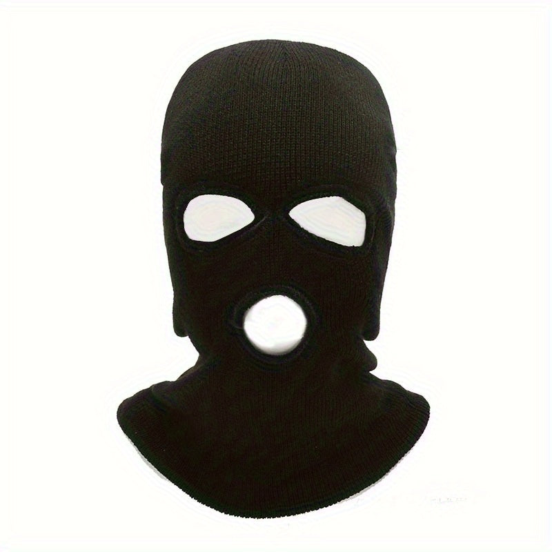 Woolen Hat for Autumn and Winter Riding with Neck Protection
