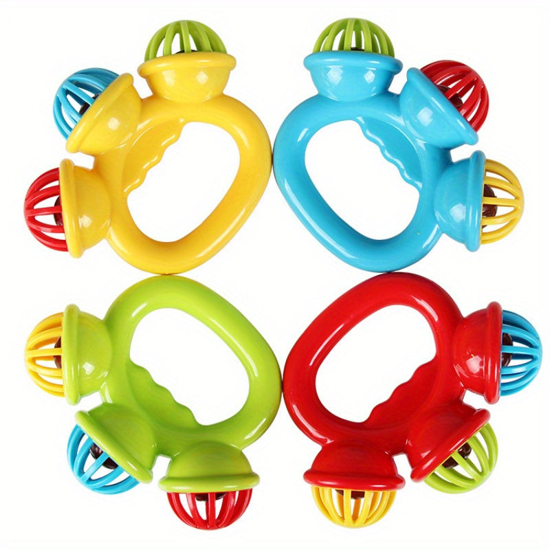Colorful Handshake Bell, Soothing Ringing Sound, Set of 2