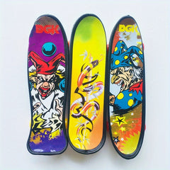 Mini Finger Skateboard Toy for Kids, Plastic, Fun Desk Item