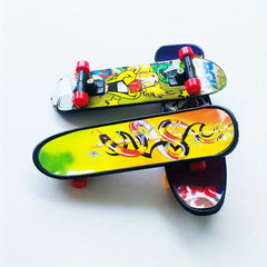 Mini Finger Skateboard Toy for Kids, Plastic, Fun Desk Item
