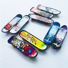 Mini Finger Skateboard Toy for Kids, Plastic, Fun Desk Item