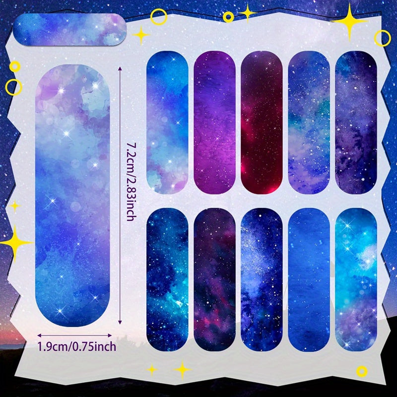50pcs Starry Sky Bandage Cartoon Bandages Waterproof Breathable