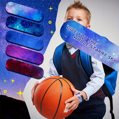 50pcs Starry Sky Bandage Cartoon Bandages Waterproof Breathable