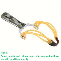 Professional Slingshot with Camo Handle for Outdoor Practice
