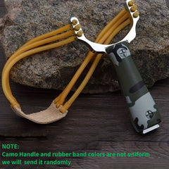 Professional Slingshot with Camo Handle for Outdoor Practice