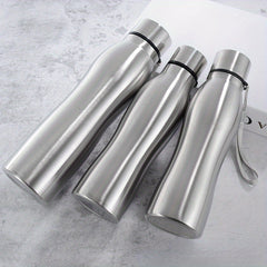 Large Capacity Stainless Steel Water Bottle with Steel Cap