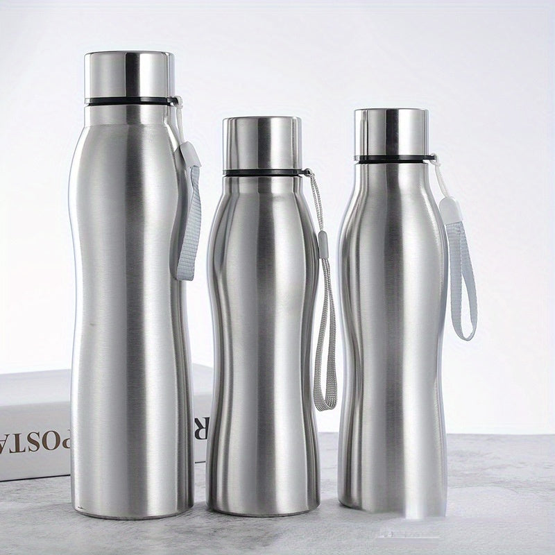 Large Capacity Stainless Steel Water Bottle with Steel Cap