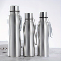 Large Capacity Stainless Steel Water Bottle with Steel Cap