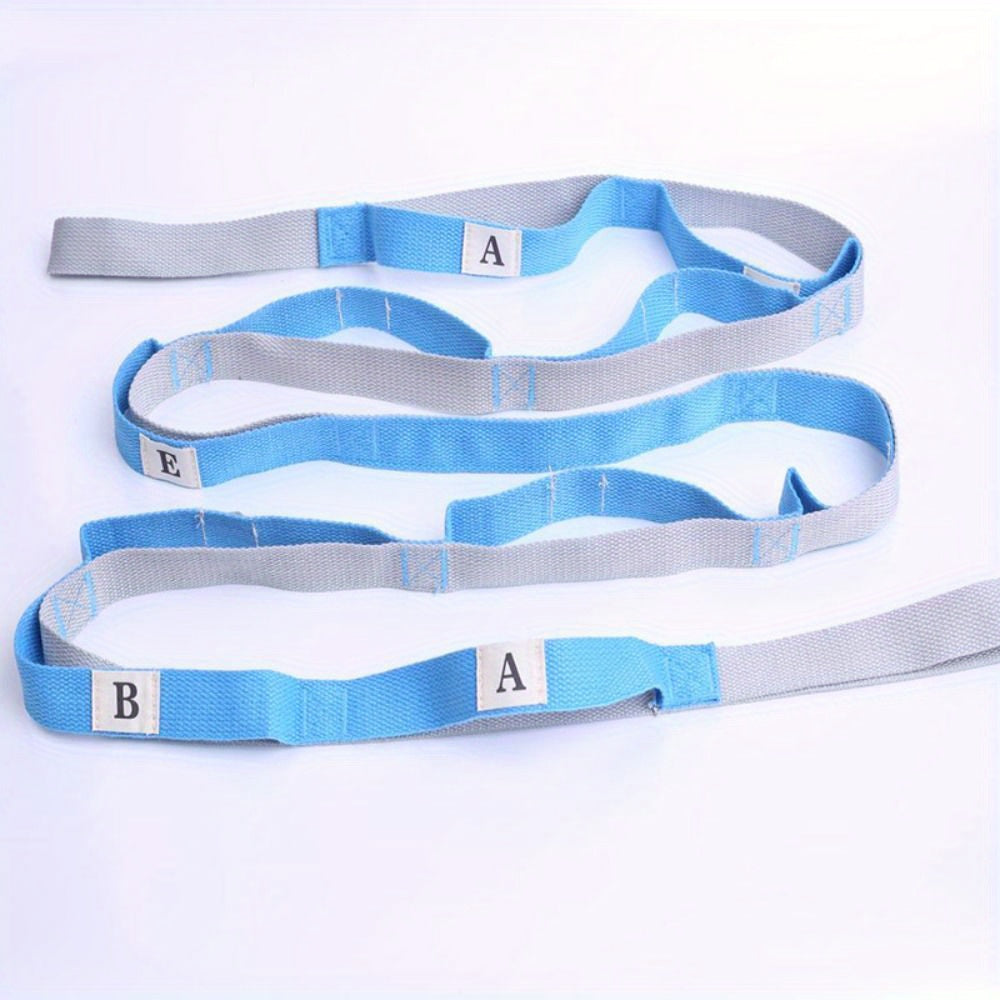Nylon Yoga Stretching Strap 2.5m Non Elastic Resistance Rope