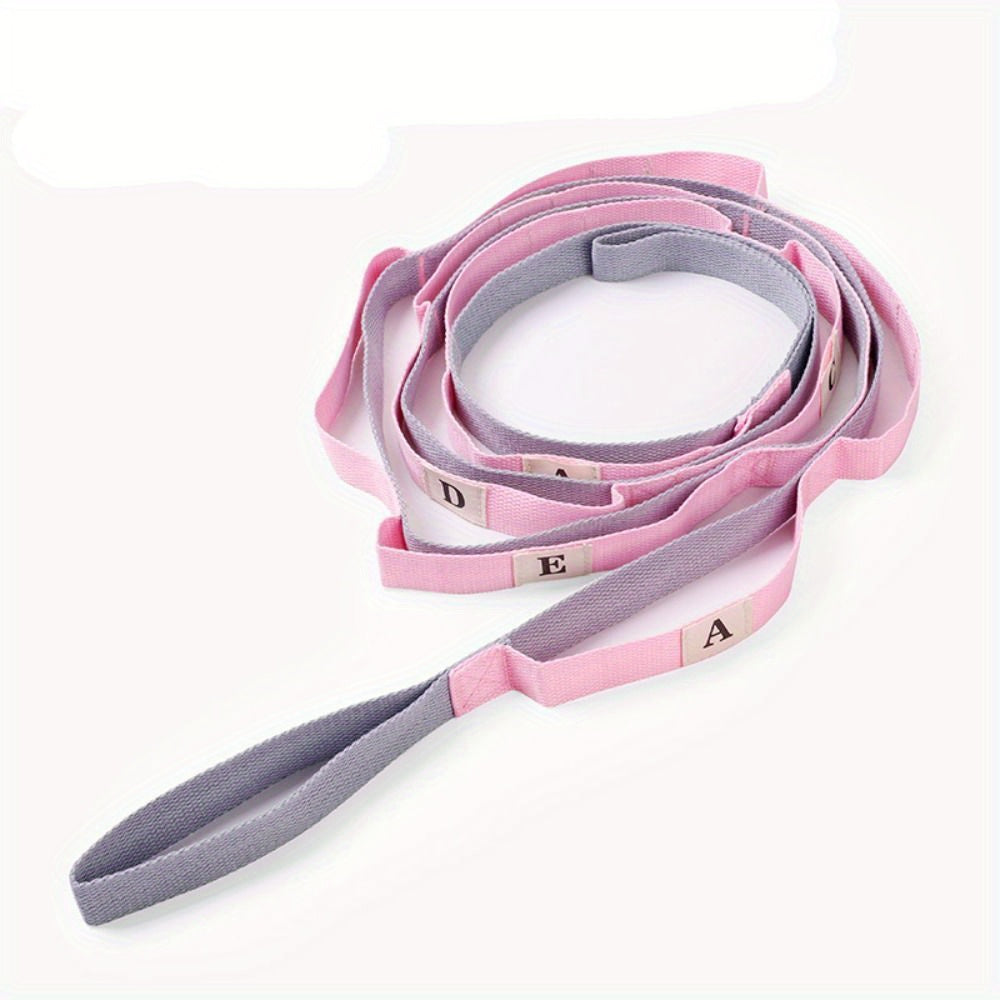 Nylon Yoga Stretching Strap 2.5m Non Elastic Resistance Rope