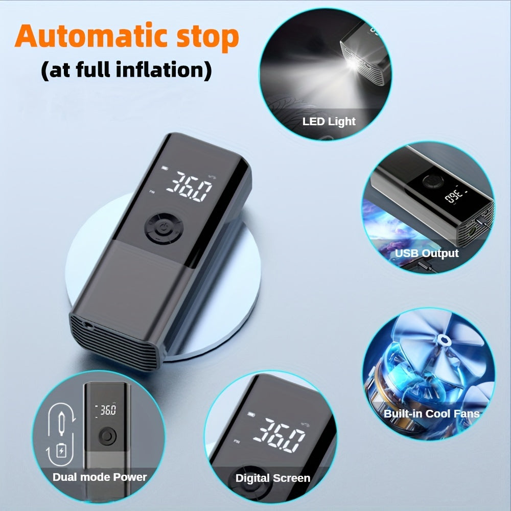 150PSI Wireless Air Pump Rechargeable Car Air Compressor