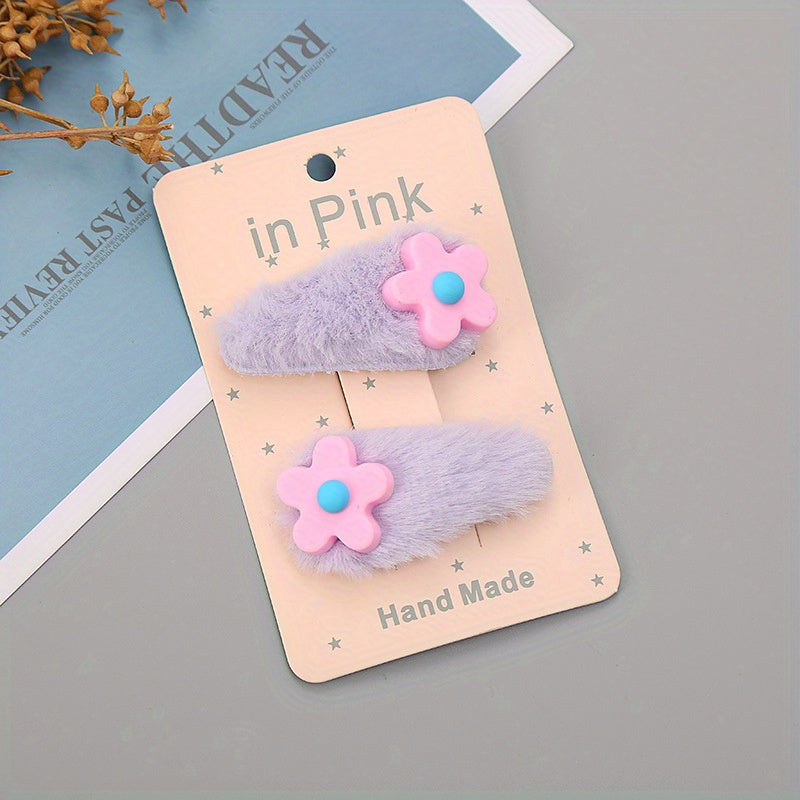 Autumn Winter Hair Clip Sweet Headwear Kids Hair Accessory