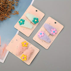 Autumn Winter Hair Clip Sweet Headwear Kids Hair Accessory