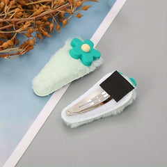 Autumn Winter Hair Clip Sweet Headwear Kids Hair Accessory