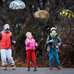 Army Camouflage Parachute Toys Outdoor Flying Parachute Outside Toys
