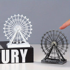 European Style Retro Zinc Alloy Ferris Wheel Model Decoration
