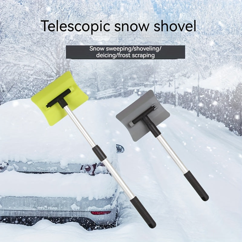 Car Windshield Ice Scraper Snow Brush Aluminum Alloy Winter Shovel