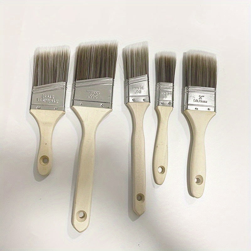 5pcs Professional Paint Brush Set for DIY Home Painting
