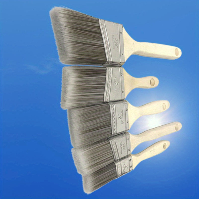 5pcs Professional Paint Brush Set for DIY Home Painting